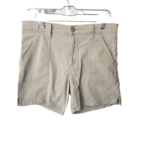 Levi's Pants - Levis Womens Khaki Cargo Shorts Size 12 Utility Pockets Casual‎ Summer